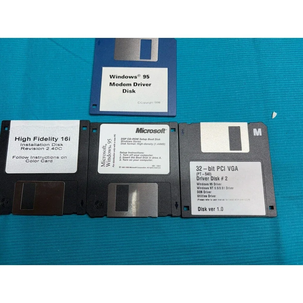 Lot of 7 VTG 3.5